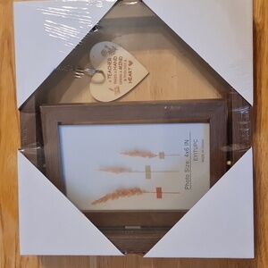 Photo frame 2 sides, NIB, 4x6 Teacher Heart, rotating NWOT Instructions